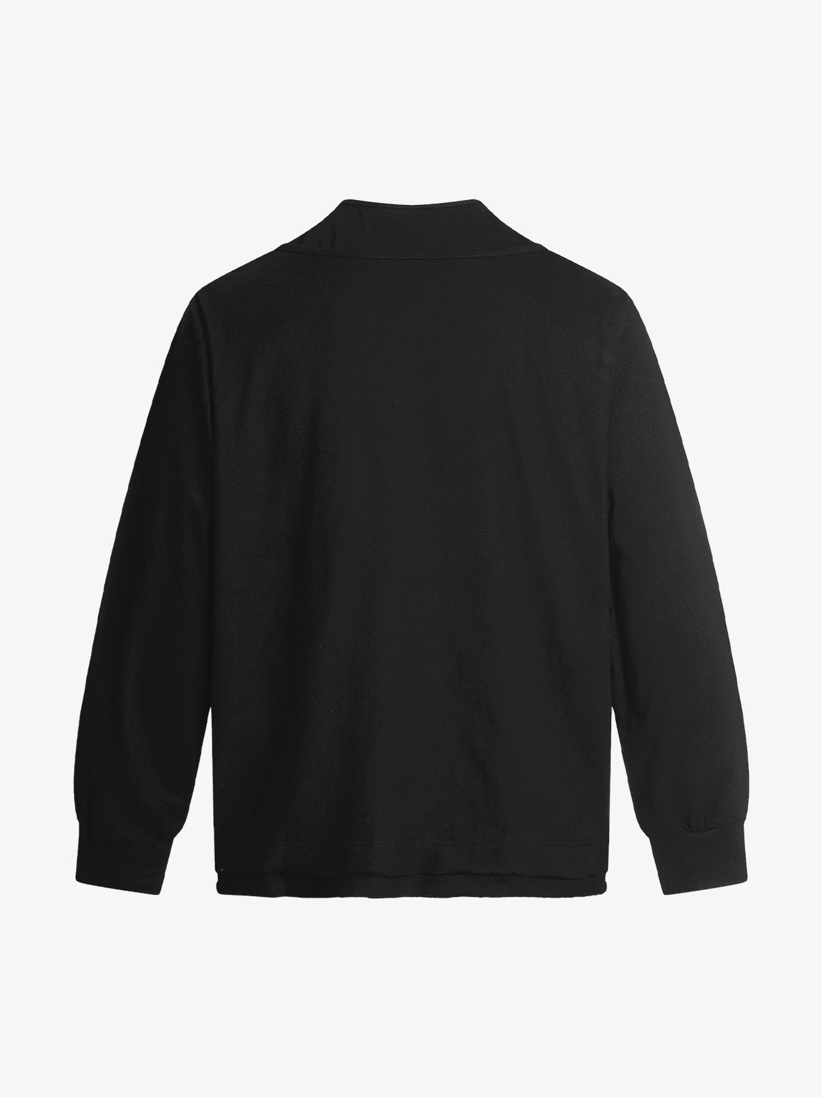 Double Collar Design Printed T-shirt 