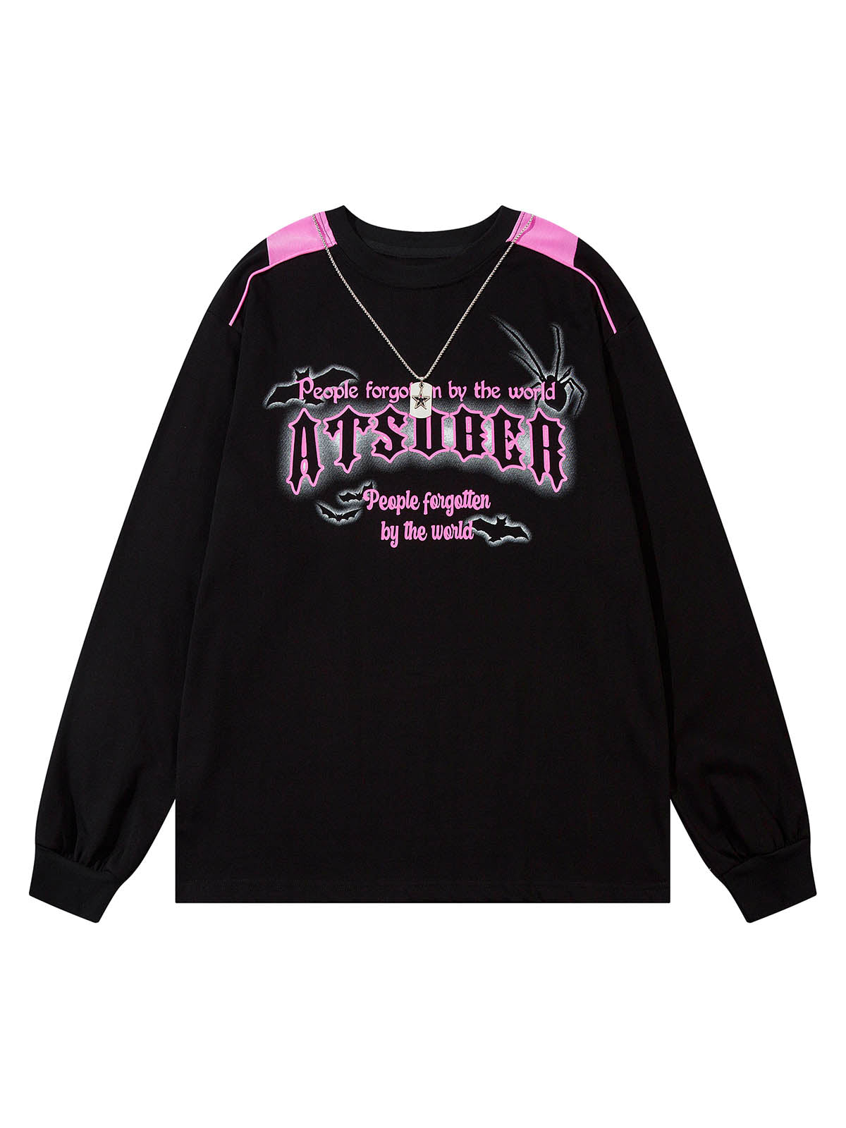 Thesupermade Star Necklace Spider Long Sleeve T-shirt