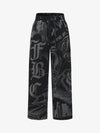 Rhinestone Letter Graphic Baggy Sweatants