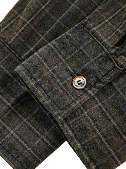 Retro Cleanfit Plaid Shirt 