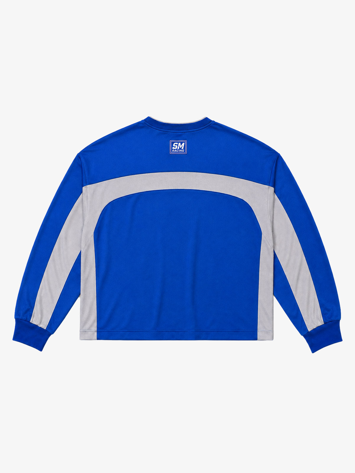 Racing Graphic Mesh-Panel Long Sleeve Tee