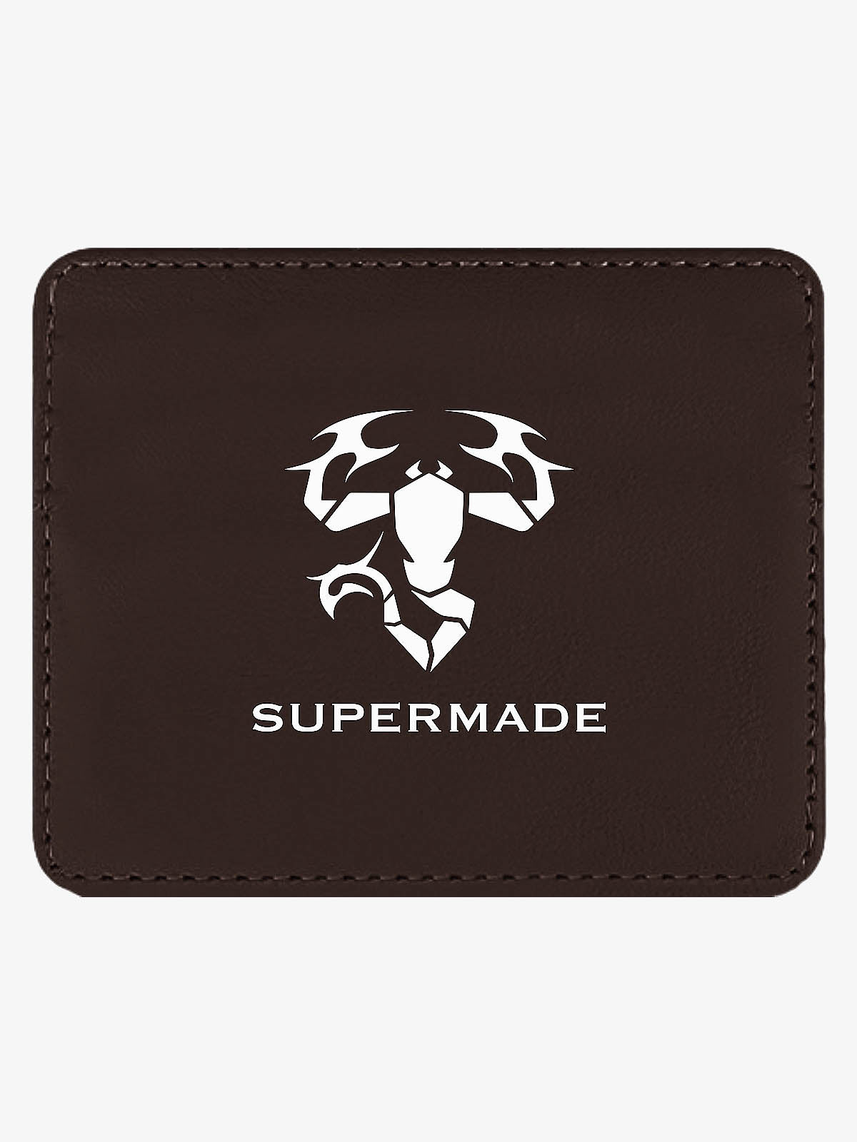 Scorpion Pattern Leather Card Holder 