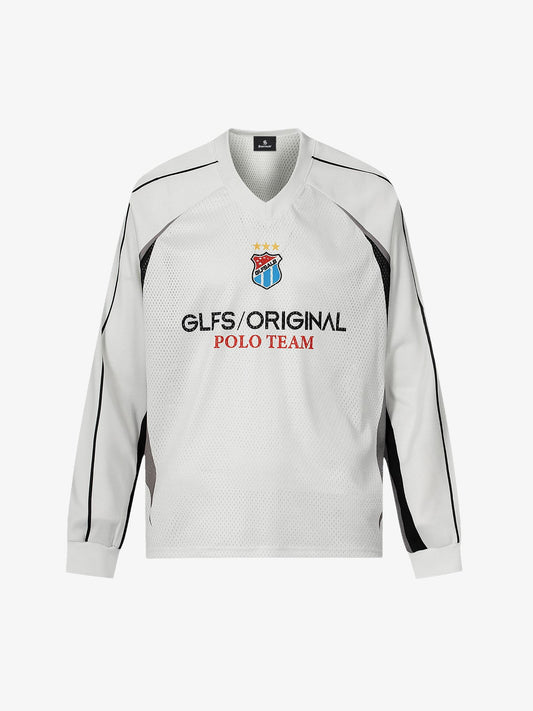 Sporty Mesh Jersey with Bold Number Design for Active Wear 