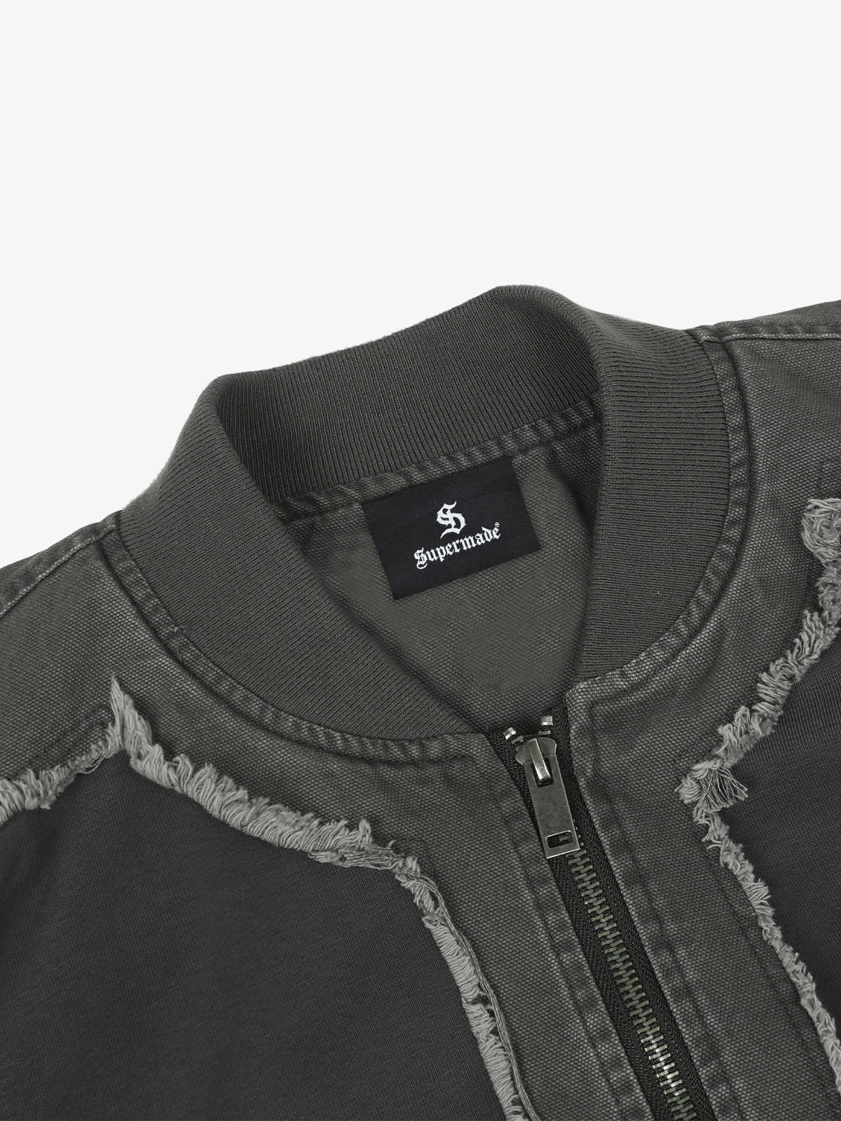 Raw Edge Deconstructed MA-1 Bomber Jacket 