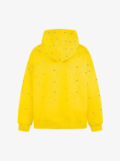 Rhinestone Zip Hoodie