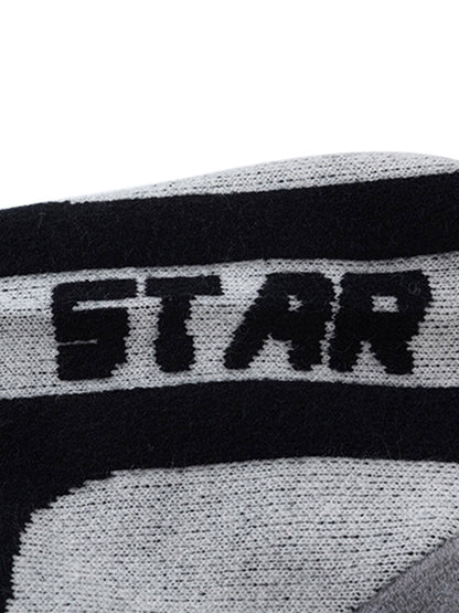 Thesupermade Retro Racing Bomber Sweater Jacket 