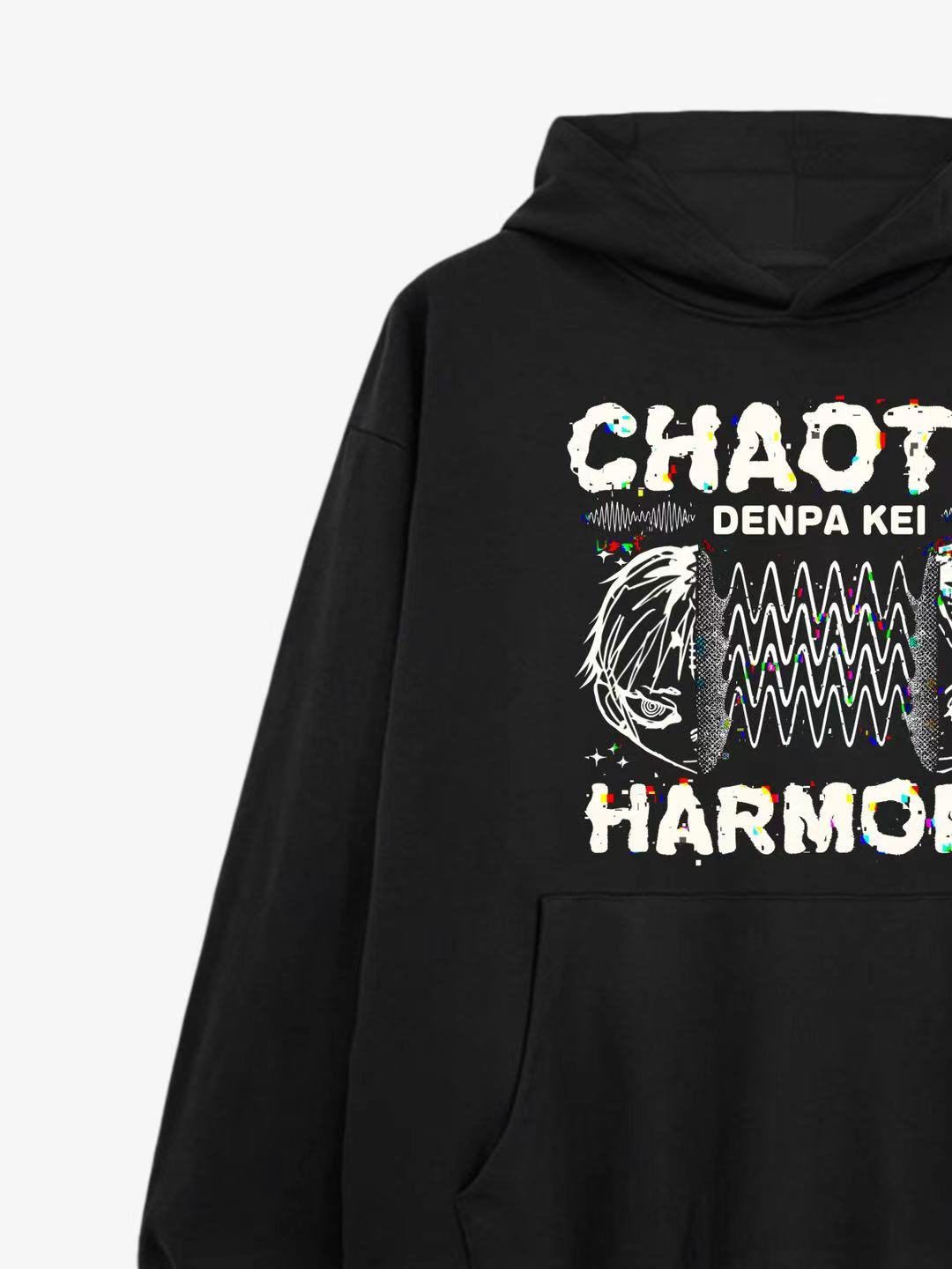 Chaotic Harmony Denpa Kei Cotton Hoodie 