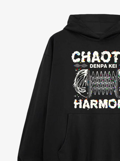 Chaotic Harmony Denpa Kei Cotton Hoodie 