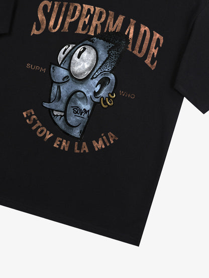 Graphic Print T-Shirt with Bold Artwork and Trendy Design 