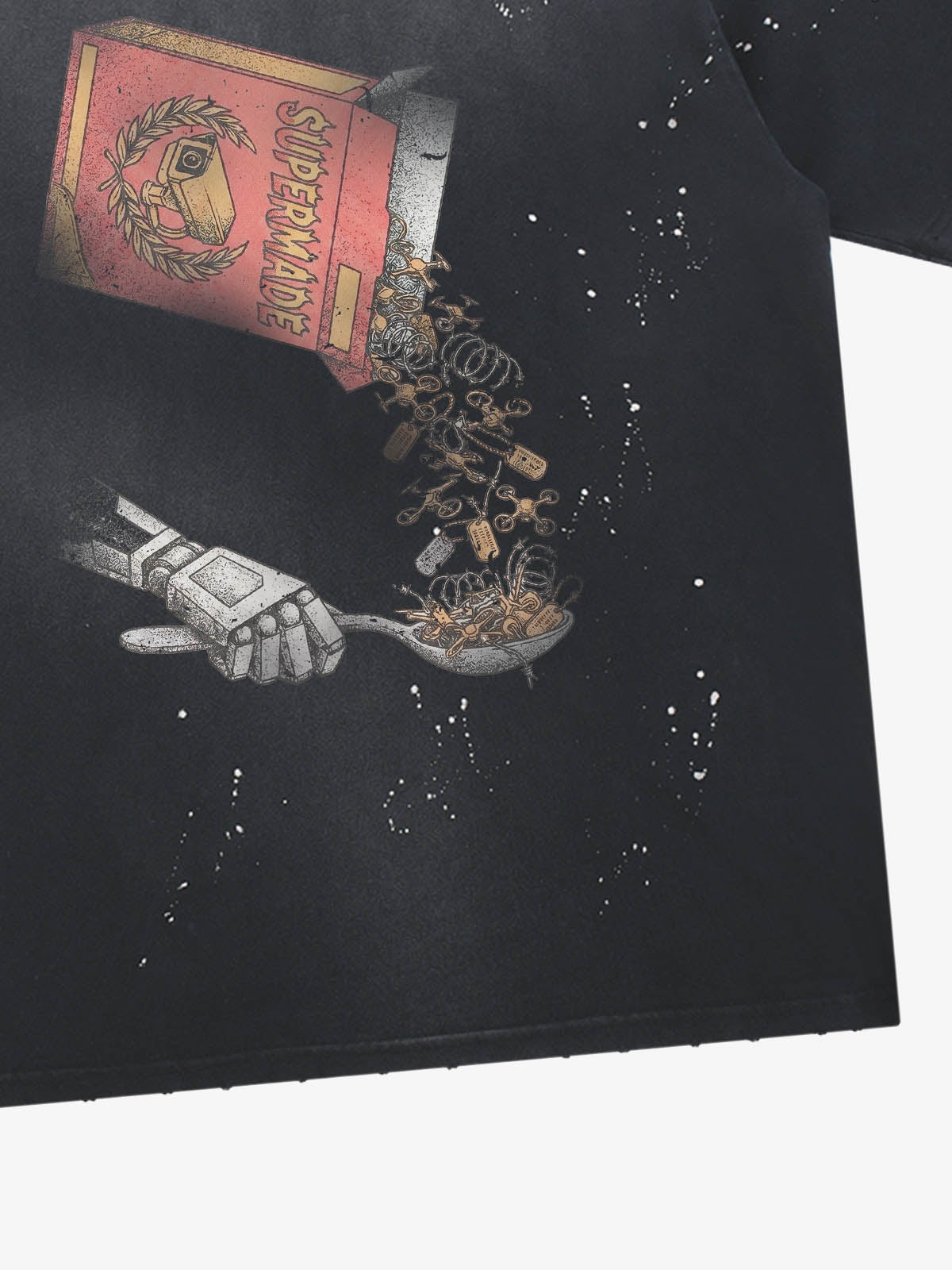 Splatter Graphic Vintage Washed Tee