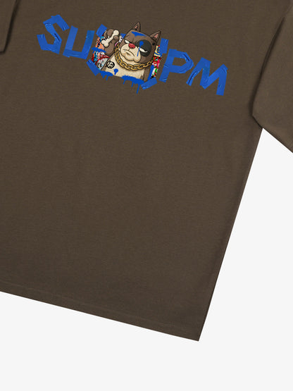 SUPM Graffiti Tape Graphic T-shirt 