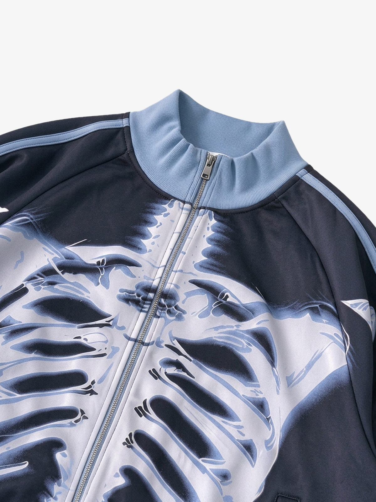 Bone Graphic Cropped Jacket
