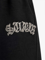 Varsity Graphic Hoodie & Wide-Leg Sweatpants Set