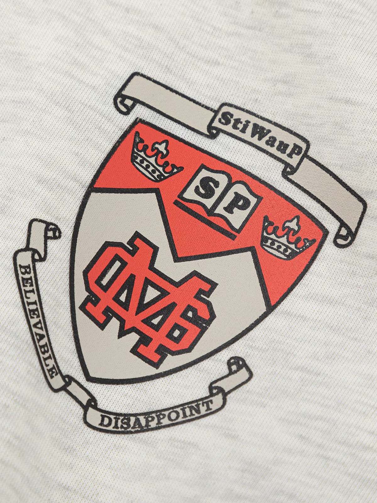 Retro Embroidered College Detachable Hoodie 