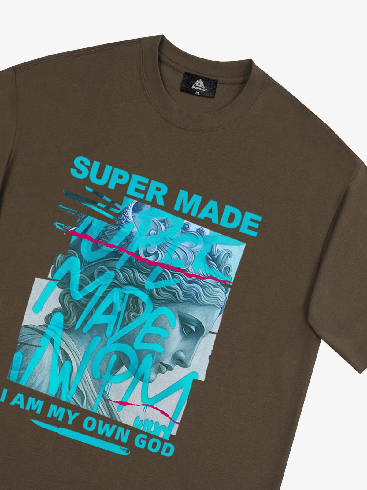 SUPERMADE Art graffiti pattern T-shirt 