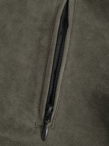 Vintage Heavy Suede Quilted Work Jacket 