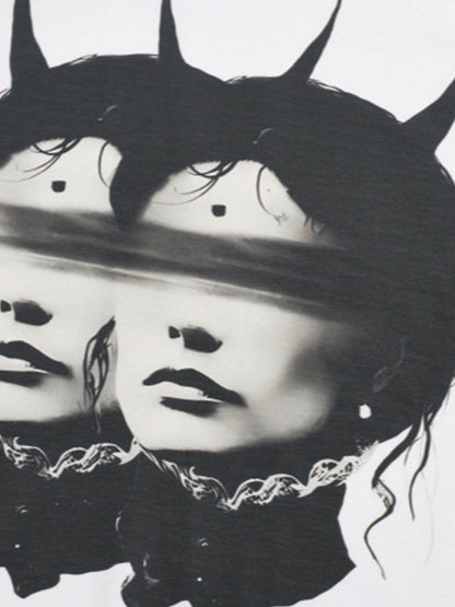 Surreal Twin Portrait T-Shirt