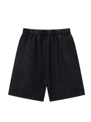 Distressed Skull Rhinestone Shorts