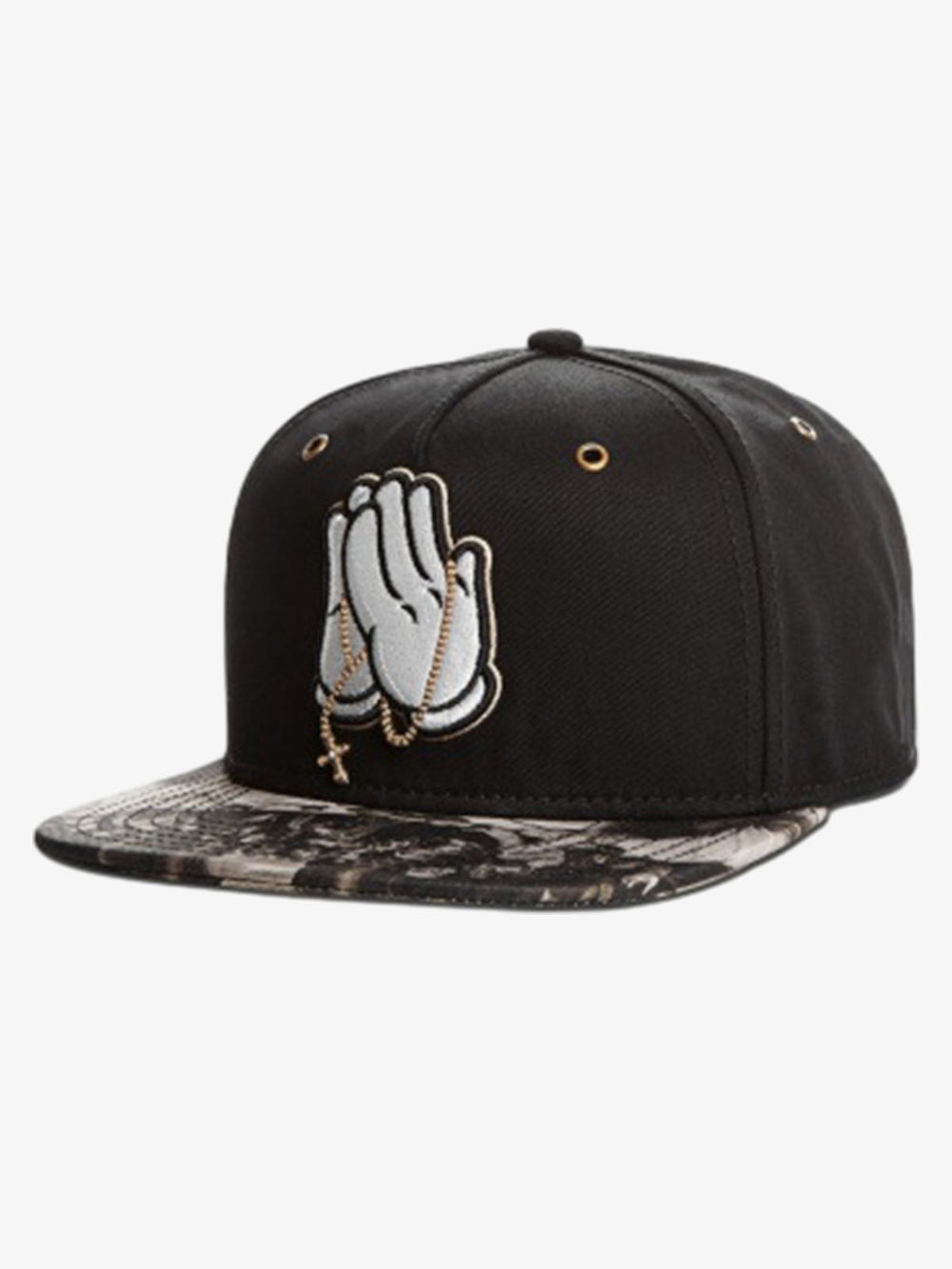 Prayer Embroidered Snapback Hat 