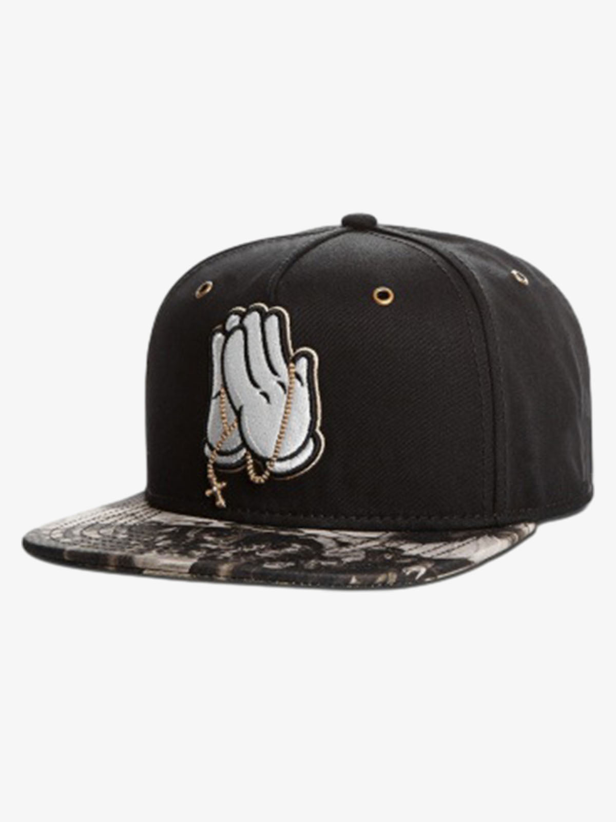 Prayer Embroidered Snapback Hat 