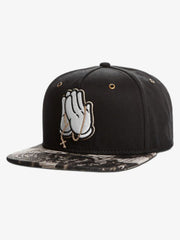Prayer Embroidered Snapback Hat 
