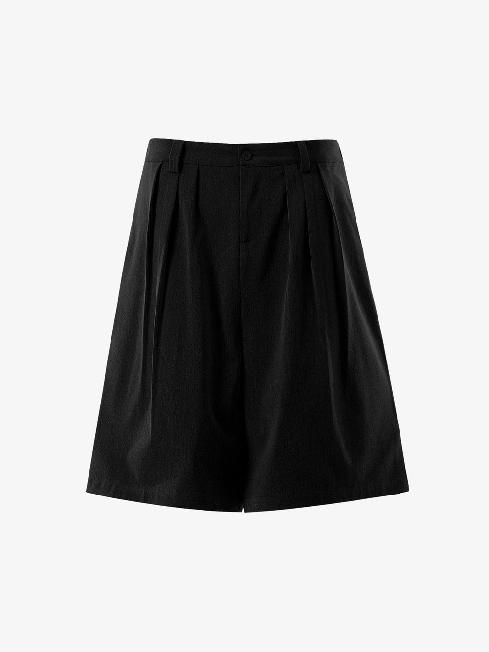 Pleated Wide-Leg Shorts 