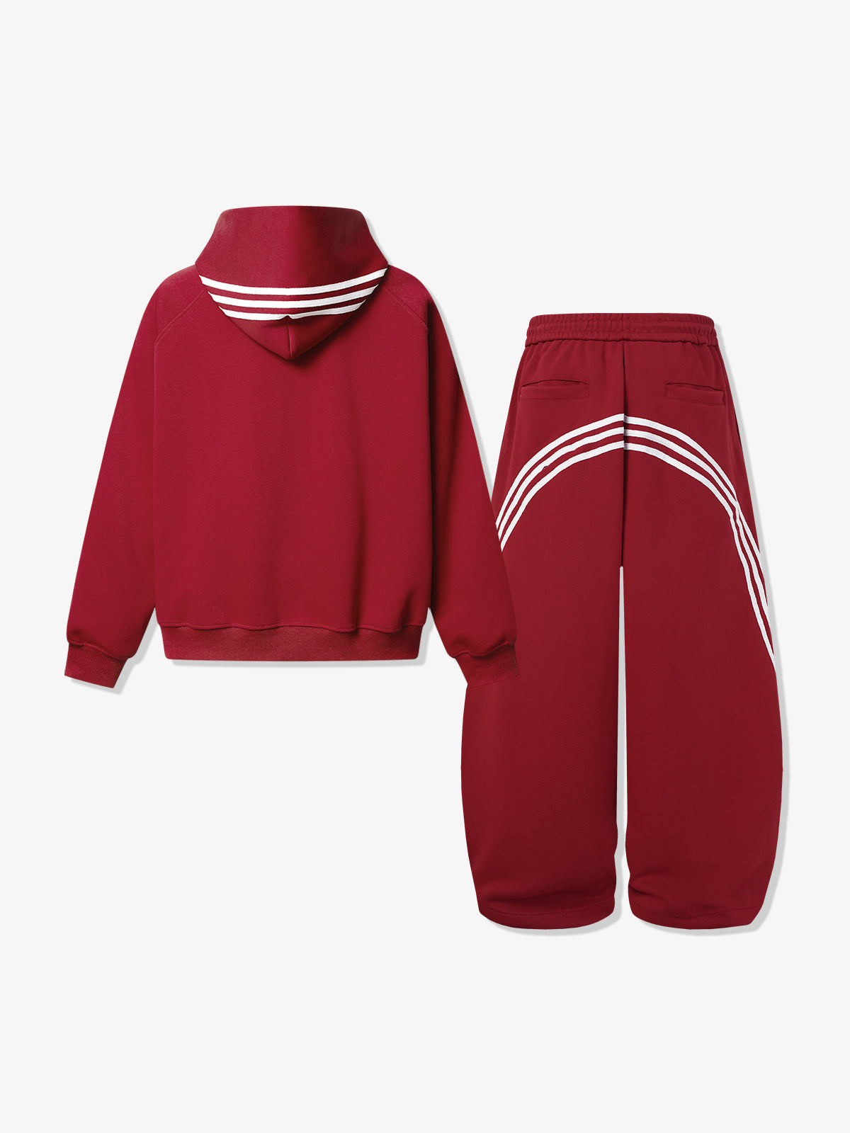 Striped Color Block Matching Set