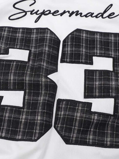 Camo Patchwork Embroidered Tee