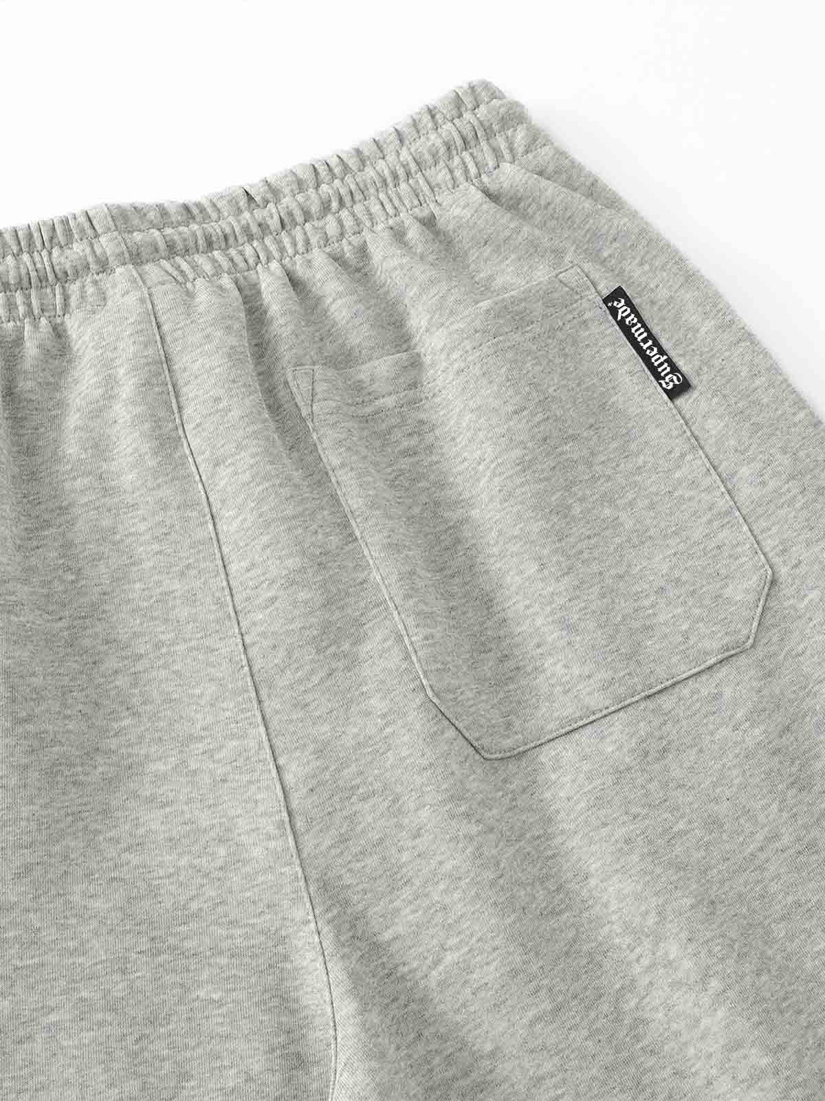 Color Block Embroidered Adjustable-Hem Sweatpants