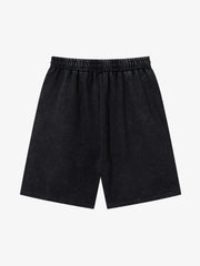Distressed Thorn Rhinestone Shorts