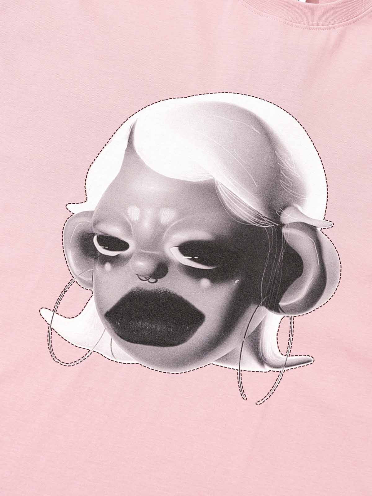 Streetwear Portrait Graphic T-Shirt