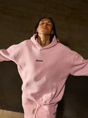 SUPM Pink Cloud Hoodie Set 