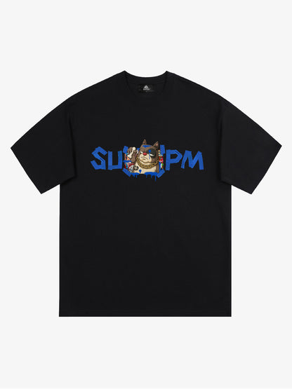 SUPM Graffiti Tape Graphic T-shirt 