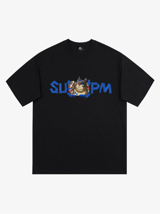 SUPM Graffiti Tape Graphic T-shirt 