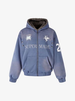 Warhorse Embroidered Washed Coat