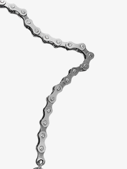Street Punk Silver Bicycle Chain Key Pendant Pants Chain 