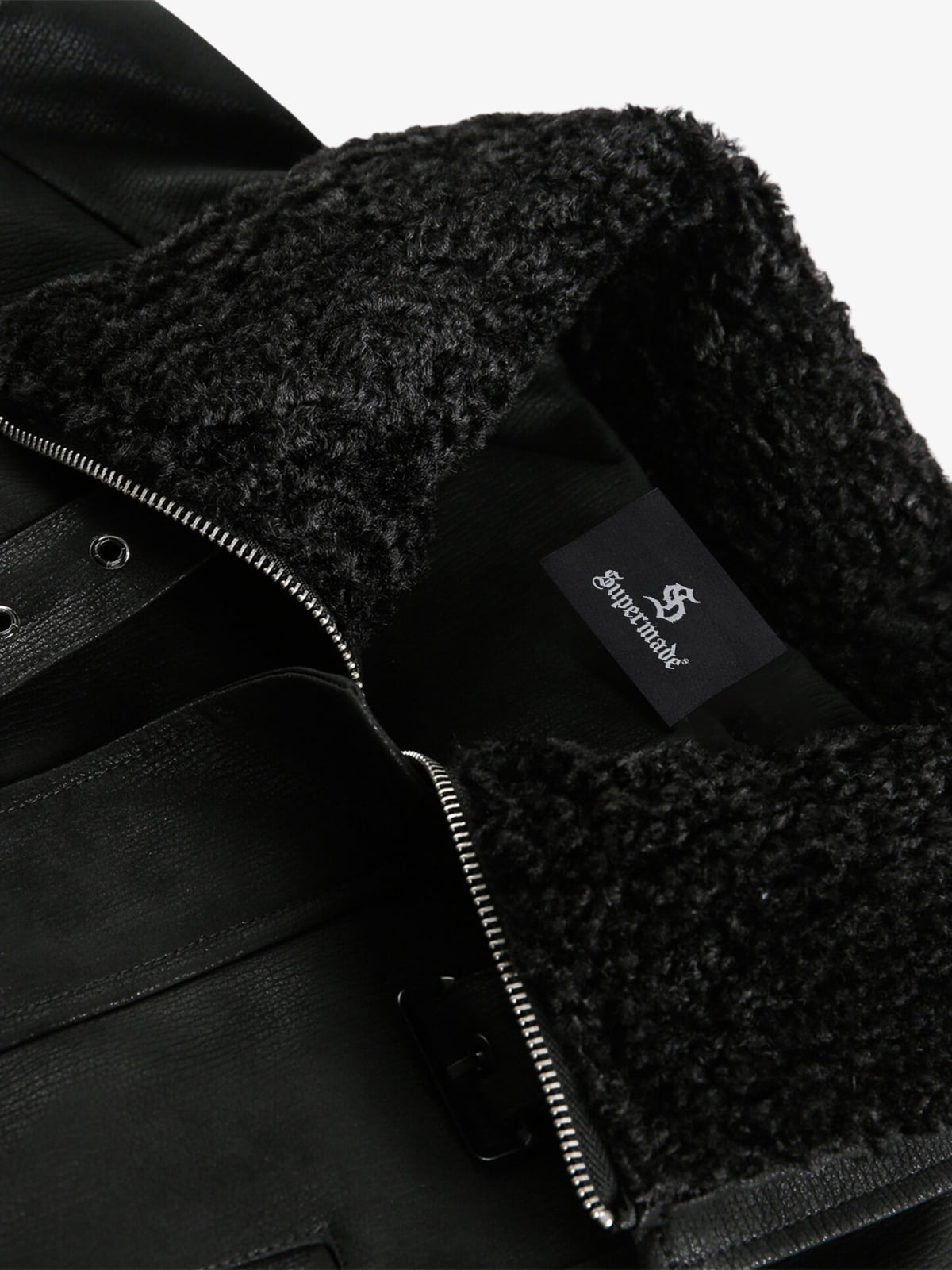 Stylish Black Bomber Jacket with Faux Fur Collar for Winter and Fall 