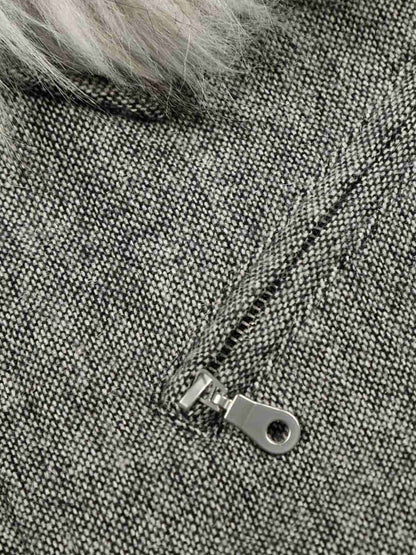 Stylish Faux Fur Collar Jacket for Winter Warmth and Fashion 