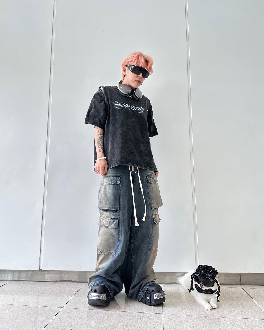 The Supermade Punk Personality Alphabet T-shirt