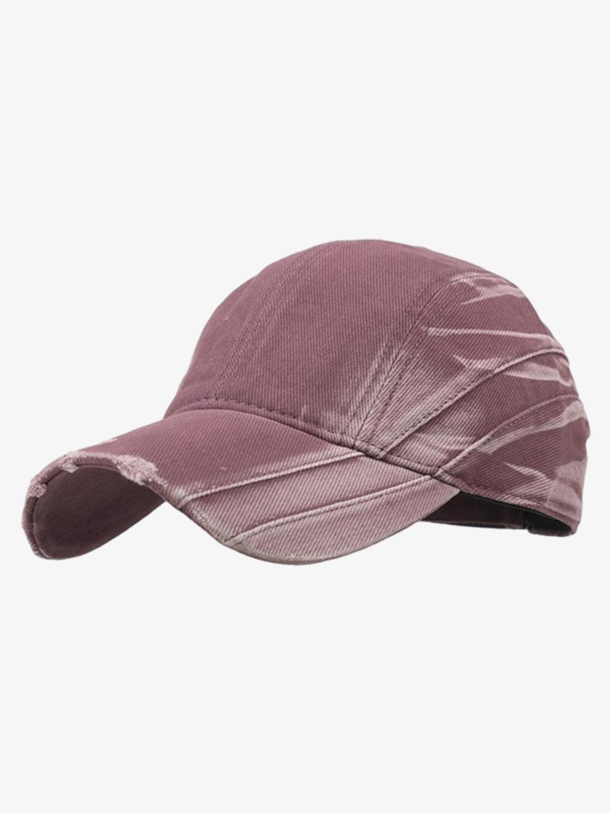 Washed Distressed Panel Baseball Cap 