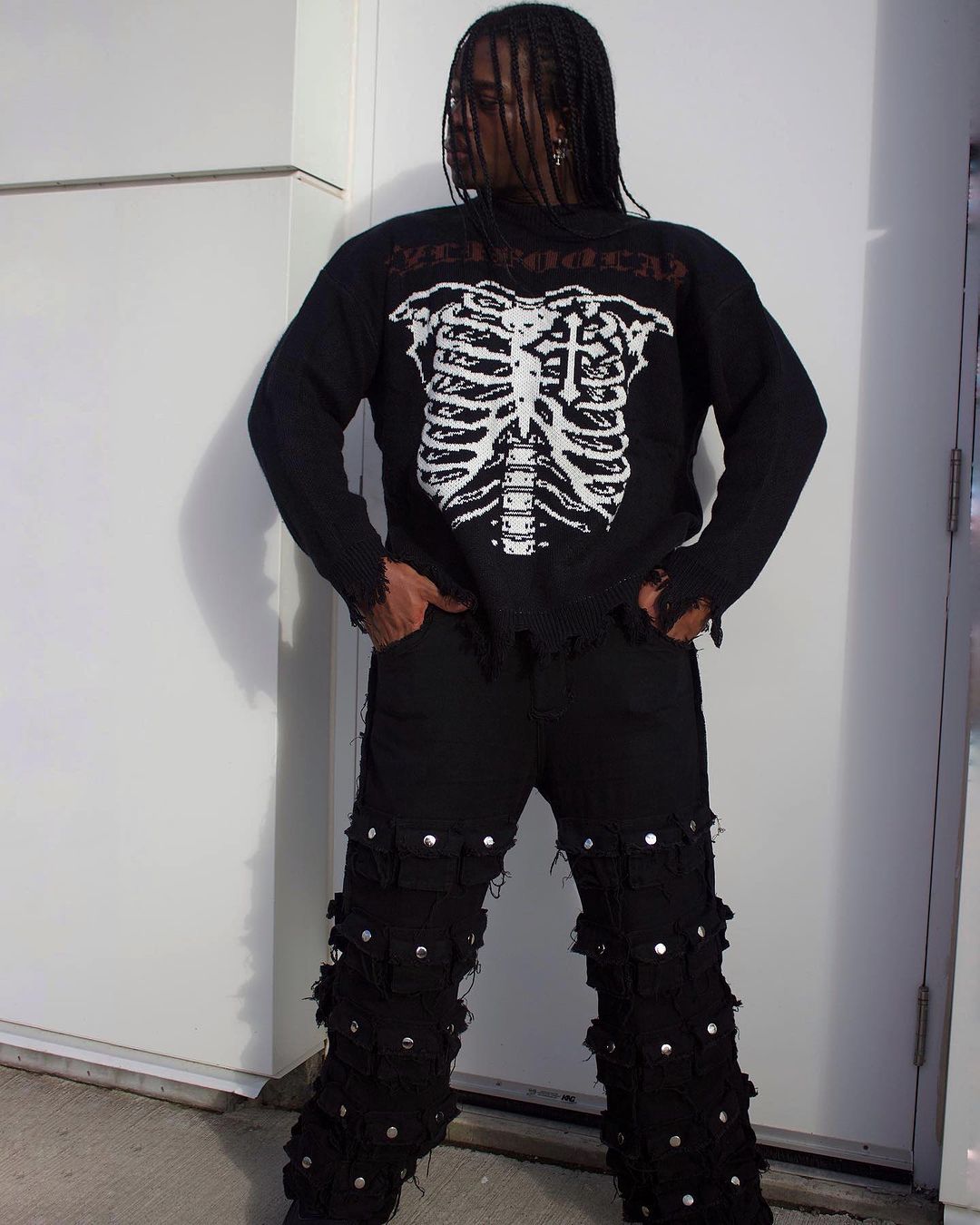 The Supermade Skeleton Knit Sweater -1185