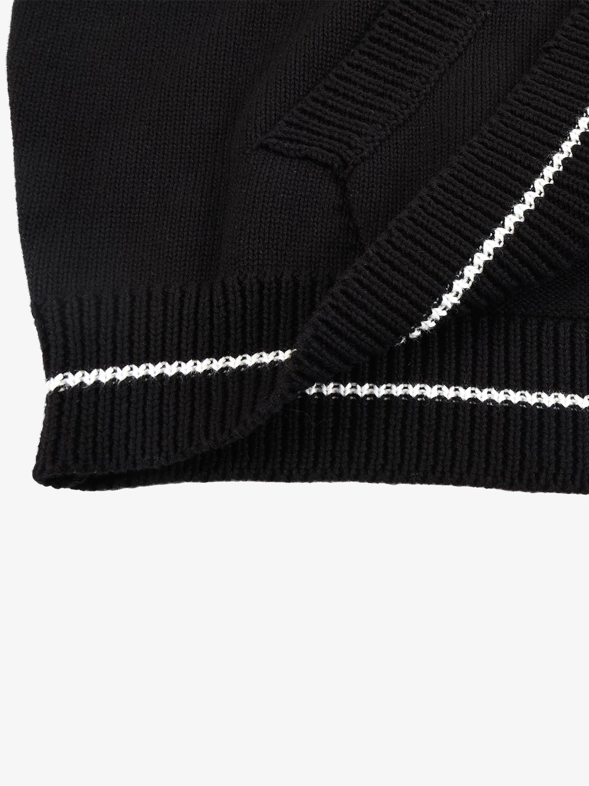 Sport Graphic Hooded Knit Sweater