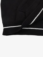 Sport Graphic Hooded Knit Sweater
