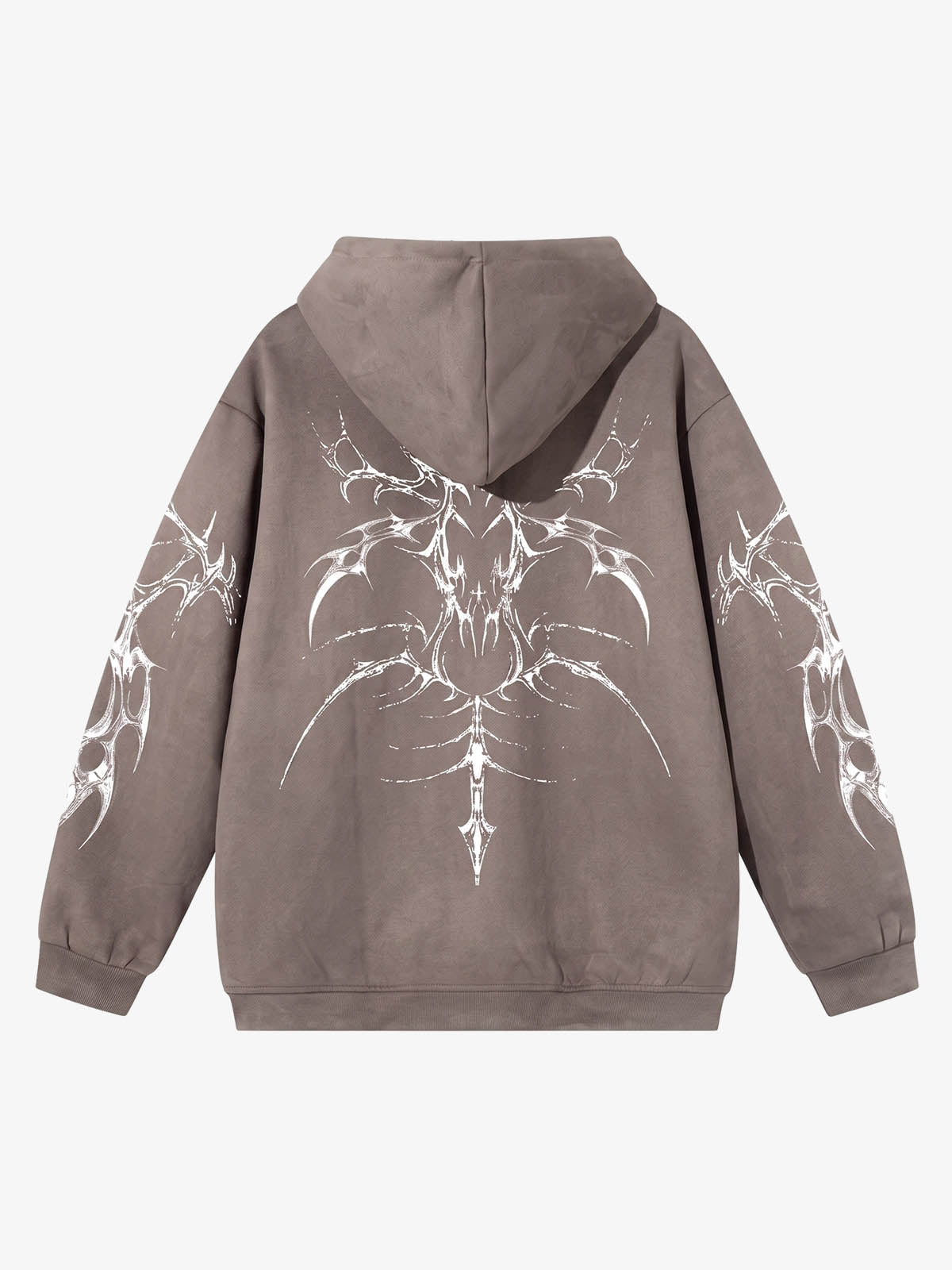 Thorn Letter Graphic Washed Hoodie