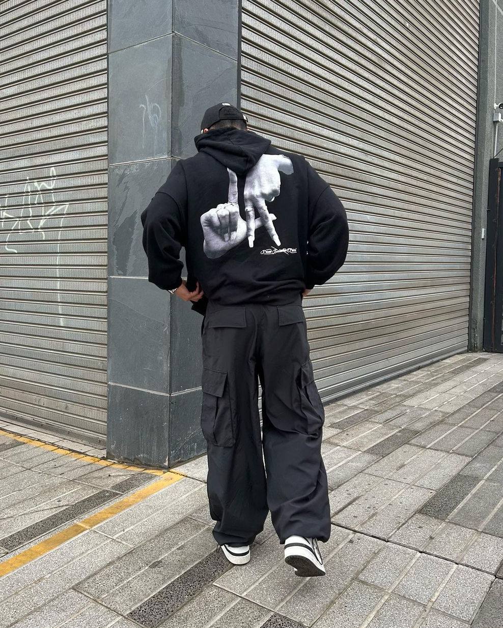 Thesupermade Gesture Print Hoodie -1268