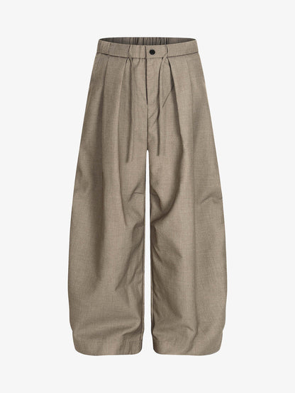 Wide-Leg Pleated Trousers for Modern Elegance 