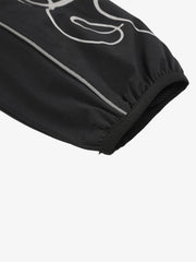 Pegasus Embroidered Stand-Collar Zip Jacket