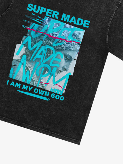 SUPERMADE Art graffiti pattern T-shirt 