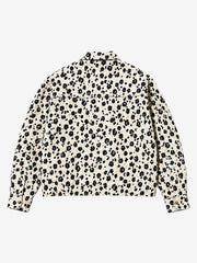 Leopard Racing Gear Patch Denim Jacket