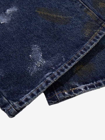 Vintage Washed Distressed Jeans 